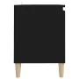 Mueble de TV con patas de madera maciza negro 103,5x35x50 cm de vidaXL, Muebles TV - Ref: Foro24-805960, Precio: 64,98 €, Des...