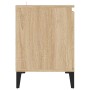 TV-Schrank mit Metallbeinen in der Farbe Sonoma-Eiche, 103,5 x 35 x 50 cm von vidaXL, TV-Möbel - Ref: Foro24-805971, Preis: 8...
