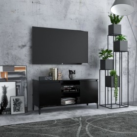 TV cabinet with black metal legs 103.5x35x50 cm by vidaXL, TV Furniture - Ref: Foro24-805969, Price: 63,46 €, Discount: %