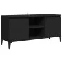 Mueble de TV con patas de metal negro 103,5x35x50 cm de vidaXL, Muebles TV - Ref: Foro24-805969, Precio: 62,76 €, Descuento: %