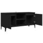 TV-Schrank mit schwarzen Metallbeinen 103,5x35x50 cm von vidaXL, TV-Möbel - Ref: Foro24-805969, Preis: 63,46 €, Rabatt: %