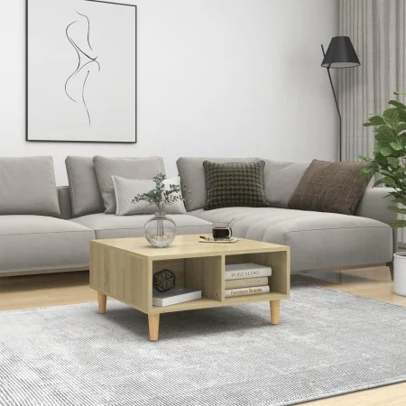 Couchtisch aus Sonoma-Eichensperrholz, 60 x 60 x 30 cm von vidaXL, Couchtisch - Ref: Foro24-805980, Preis: 44,50 €, Rabatt: %