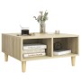 Sonoma oak plywood coffee table 60x60x30 cm by vidaXL, Coffee table - Ref: Foro24-805980, Price: 45,04 €, Discount: %