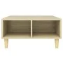 Couchtisch aus Sonoma-Eichensperrholz, 60 x 60 x 30 cm von vidaXL, Couchtisch - Ref: Foro24-805980, Preis: 44,50 €, Rabatt: %