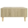 Sonoma oak plywood coffee table 60x60x30 cm by vidaXL, Coffee table - Ref: Foro24-805980, Price: 45,04 €, Discount: %