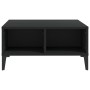 Black plywood coffee table 60x60x30 cm by vidaXL, Coffee table - Ref: Foro24-805987, Price: 42,14 €, Discount: %