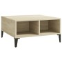 Mesa de centro madera contrachapada roble Sonoma 60x60x30 cm de vidaXL, Mesas de centro - Ref: Foro24-805989, Precio: 46,79 €...