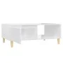 Plywood white glossy coffee table 90x60x35 cm by vidaXL, Coffee table - Ref: Foro24-806001, Price: 59,62 €, Discount: %