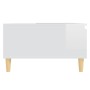 Mesa de centro madera contrachapada blanco brillo 90x60x35 cm de vidaXL, Mesas de centro - Ref: Foro24-806001, Precio: 61,27 ...