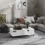 Mesa de centro madera contrachapada blanco 103,5x60x35 cm de vidaXL, Mesas de centro - Ref: Foro24-806022, Precio: 46,49 €, D...