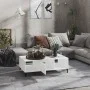 Mesa de centro madera contrachapada blanco 103,5x60x35 cm de vidaXL, Mesas de centro - Ref: Foro24-806022, Precio: 46,49 €, D...