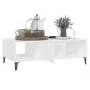 Mesa de centro madera contrachapada blanco 103,5x60x35 cm de vidaXL, Mesas de centro - Ref: Foro24-806022, Precio: 46,49 €, D...