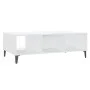 Mesa de centro madera contrachapada blanco 103,5x60x35 cm de vidaXL, Mesas de centro - Ref: Foro24-806022, Precio: 46,49 €, D...
