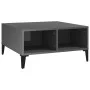 Glossy gray plywood coffee table 60x60x30 cm by vidaXL, Coffee table - Ref: Foro24-805994, Price: 47,87 €, Discount: %