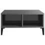 Glossy gray plywood coffee table 60x60x30 cm by vidaXL, Coffee table - Ref: Foro24-805994, Price: 47,87 €, Discount: %