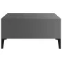 Glossy gray plywood coffee table 60x60x30 cm by vidaXL, Coffee table - Ref: Foro24-805994, Price: 47,87 €, Discount: %