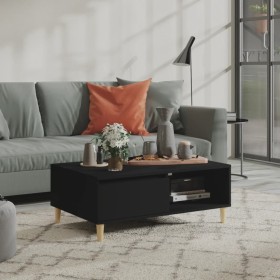 Black plywood coffee table 90x60x35 cm by vidaXL, Coffee table - Ref: Foro24-805996, Price: 69,82 €, Discount: %