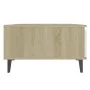 Couchtisch aus Sperrholz in Weiß und Eiche, 90 x 60 x 35 cm von vidaXL, Couchtisch - Ref: Foro24-806009, Preis: 64,49 €, Raba...