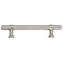 Tiradores para armarios 10 uds acero inoxidable plateado 96 mm