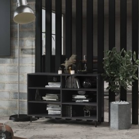 Sideboard aus glänzendem grauem Sperrholz 103,5x35x70 cm von vidaXL, Sideboards - Ref: Foro24-806048, Preis: 64,65 €, Rabatt: %