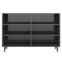 Sideboard aus glänzendem grauem Sperrholz 103,5x35x70 cm von vidaXL, Sideboards - Ref: Foro24-806048, Preis: 64,65 €, Rabatt: %