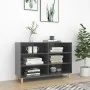 Hochglanz grauer Sperrholz-Sideboard 103,5x35x70 cm von vidaXL, Schließfächer und Lagerschränke - Ref: Foro24-806039, Preis: ...