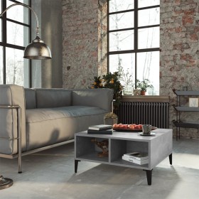 Betongrauer Couchtisch aus Sperrholz, 60 x 60 x 30 cm von vidaXL, Couchtisch - Ref: Foro24-805990, Preis: 39,55 €, Rabatt: %