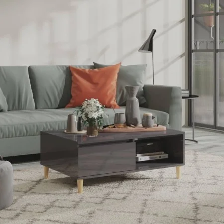 Bright gray plywood coffee table 90x60x35 cm by vidaXL, Coffee table - Ref: Foro24-806003, Price: 68,85 €, Discount: %