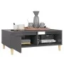 Mesa de centro madera contrachapada gris brillante 90x60x35 cm de vidaXL, Mesas de centro - Ref: Foro24-806003, Precio: 68,85...