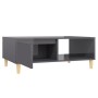 Couchtisch Sperrholz glänzend grau 90x60x35 cm von vidaXL, Couchtisch - Ref: Foro24-806003, Preis: 70,19 €, Rabatt: %