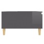 Couchtisch Sperrholz glänzend grau 90x60x35 cm von vidaXL, Couchtisch - Ref: Foro24-806003, Preis: 70,19 €, Rabatt: %