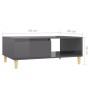 Couchtisch Sperrholz glänzend grau 90x60x35 cm von vidaXL, Couchtisch - Ref: Foro24-806003, Preis: 70,19 €, Rabatt: %