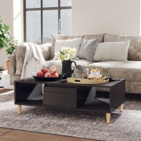 Couchtisch aus glänzend grauem Sperrholz, 103,5 x 60 x 35 cm von vidaXL, Couchtisch - Ref: Foro24-806021, Preis: 62,15 €, Rab...