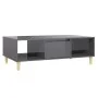 Glossy gray plywood coffee table 103.5x60x35 cm by vidaXL, Coffee table - Ref: Foro24-806021, Price: 61,44 €, Discount: %