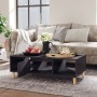 Couchtisch aus glänzend grauem Sperrholz, 103,5 x 60 x 35 cm von vidaXL, Couchtisch - Ref: Foro24-806021, Preis: 62,15 €, Rab...