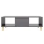 Glossy gray plywood coffee table 103.5x60x35 cm by vidaXL, Coffee table - Ref: Foro24-806021, Price: 61,44 €, Discount: %