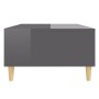 Couchtisch aus glänzend grauem Sperrholz, 103,5 x 60 x 35 cm von vidaXL, Couchtisch - Ref: Foro24-806021, Preis: 62,15 €, Rab...
