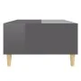 Glossy gray plywood coffee table 103.5x60x35 cm by vidaXL, Coffee table - Ref: Foro24-806021, Price: 61,44 €, Discount: %