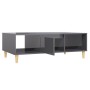Couchtisch aus glänzend grauem Sperrholz, 103,5 x 60 x 35 cm von vidaXL, Couchtisch - Ref: Foro24-806021, Preis: 62,15 €, Rab...