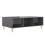 Couchtisch aus glänzend grauem Sperrholz, 103,5 x 60 x 35 cm von vidaXL, Couchtisch - Ref: Foro24-806021, Preis: 62,15 €, Rab...