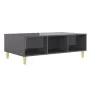 Mesa de centro madera contrachapada gris brillo 103,5x60x35 cm de vidaXL, Mesas de centro - Ref: Foro24-806021, Precio: 61,55...