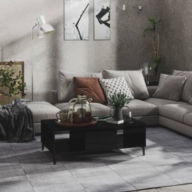 Black glossy plywood coffee table 103.5x60x35cm by vidaXL, Coffee table - Ref: Foro24-806029, Price: 63,36 €, Discount: %