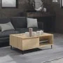 Oak-colored plywood coffee table 90x60x35 cm by vidaXL, Coffee table - Ref: Foro24-806007, Price: 69,30 €, Discount: %