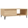 Mesa de centro madera contrachapada color roble 90x60x35 cm de vidaXL, Mesas de centro - Ref: Foro24-806007, Precio: 66,09 €,...