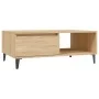 Mesa de centro madera contrachapada color roble 90x60x35 cm de vidaXL, Mesas de centro - Ref: Foro24-806007, Precio: 68,46 €,...