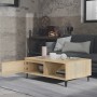 Mesa de centro madera contrachapada color roble 90x60x35 cm de vidaXL, Mesas de centro - Ref: Foro24-806007, Precio: 66,09 €,...