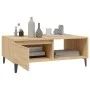 Oak-colored plywood coffee table 90x60x35 cm by vidaXL, Coffee table - Ref: Foro24-806007, Price: 69,30 €, Discount: %