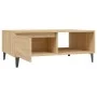 Oak-colored plywood coffee table 90x60x35 cm by vidaXL, Coffee table - Ref: Foro24-806007, Price: 69,30 €, Discount: %