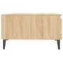 Oak-colored plywood coffee table 90x60x35 cm by vidaXL, Coffee table - Ref: Foro24-806007, Price: 69,30 €, Discount: %