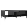 Couchtisch aus Sperrholz glänzend schwarz 103,5x60x35cm von vidaXL, Couchtisch - Ref: Foro24-806029, Preis: 62,62 €, Rabatt: %